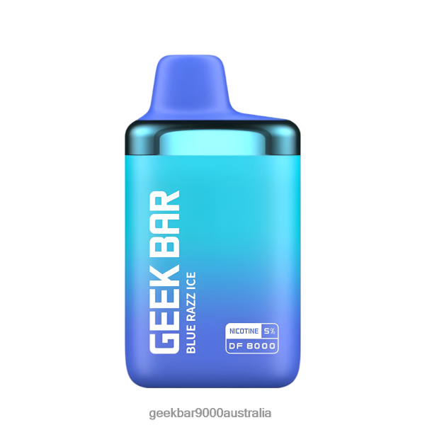 Geek Bar Vape Australia - Geek Bar DF8000 Disposable Vape 6P80NP178 Blue Razz Ice