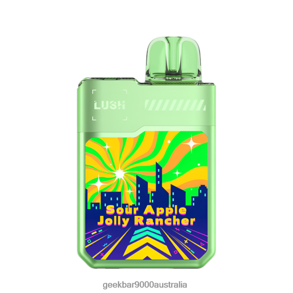 Geek Bar Vape Australia - Geek Bar Digiflavor Lush Disposable Vape 6P80NP78 Sour Apple Jolly Ranchert