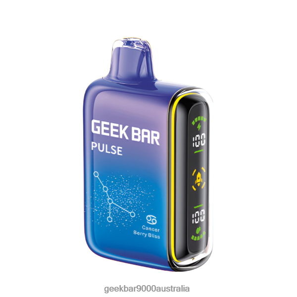 Geek Bar Australia Disposable - Geek Bar Pulse 15K Disposable Vape 6P80NP47 Cancer Berry Bliss