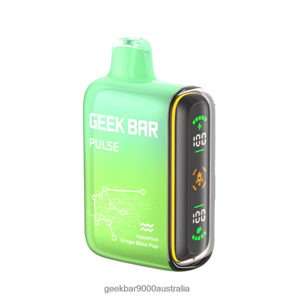 Geek Bar Pulse Australia - Geek Bar Pulse 15K Disposable Vape 6P80NP42 Aquarius Grape Blow Pop